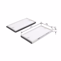 Filtro cabina BOSCH 1 987 432 156 - Vista aggiuntiva 5