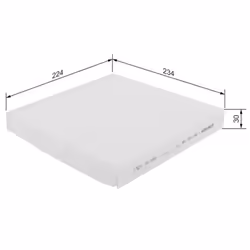Filtro cabina BOSCH 1 987 432 166 - Vista aggiuntiva 6