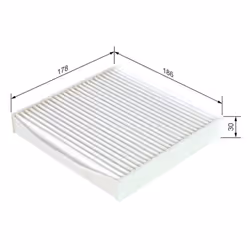 Filtro cabina BOSCH 1 987 432 173 - Vista aggiuntiva 5
