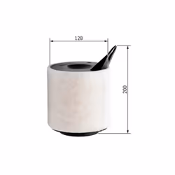 Filtro aria BOSCH F 026 400 018 - Vista aggiuntiva 6