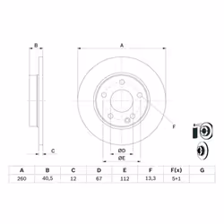 Disco freno BOSCH 0 986 478 874 anteriore, pieno, 1 Pezzo - Vista aggiuntiva 7