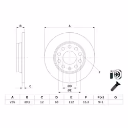 Disco freno BOSCH 0 986 478 987 posteriore, pieno, 1 Pezzo - Vista aggiuntiva 7