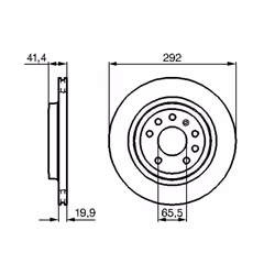 Disco freno BOSCH 0 986 479 142 posteriore, ventilato, 1 Pezzo - Vista aggiuntiva 6
