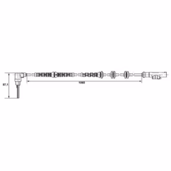 Sensore, velocità ruota BOSCH 0 265 007 685 - Vista aggiuntiva 4
