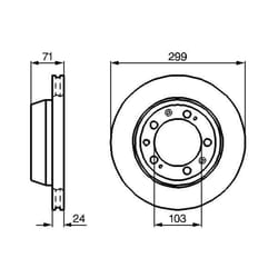 Disco freno BOSCH 0 986 478 417 posteriore, ventilato, altamente carbonizzato, 1 Pezzo