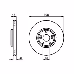 Disco freno BOSCH 0 986 479 198 anteriore, ventilato, altamente carbonizzato, 1 Pezzo - Vista aggiuntiva 7