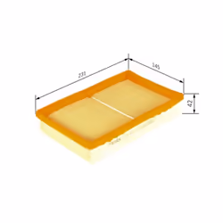 Filtro aria BOSCH F 026 400 037 - Vista aggiuntiva 6