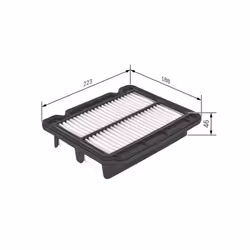 Filtro aria BOSCH F 026 400 043 - Vista aggiuntiva 5