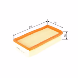 Filtro aria BOSCH F 026 400 048 - Vista aggiuntiva 6