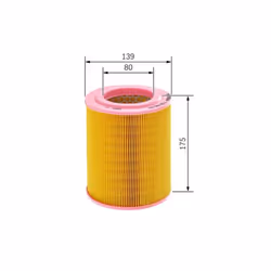 Filtro aria BOSCH F 026 400 061 - Vista aggiuntiva 5