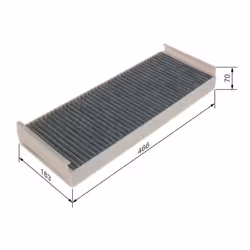 Filtro cabina BOSCH 1 987 431 458 - Vista aggiuntiva 4