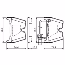 Set di pastiglie freno BOSCH 0 986 494 216, anteriore - Vista aggiuntiva 8