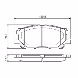 Set di pastiglie freno BOSCH 0 986 494 218, anteriore - Vista aggiuntiva 6
