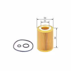Filtro olio BOSCH F 026 407 068 - Vista aggiuntiva 4