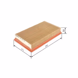 Filtro aria BOSCH F 026 400 105 - Vista aggiuntiva 7