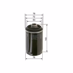 Filtro olio BOSCH F 026 407 080 - Vista aggiuntiva 6
