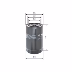 Filtro olio BOSCH F 026 407 081 - Vista aggiuntiva 5