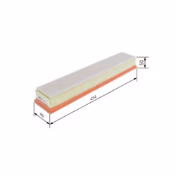 Filtro aria BOSCH F 026 400 102 - Vista aggiuntiva 5