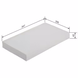 Filtro cabina BOSCH 1 987 432 195 - Vista aggiuntiva 4