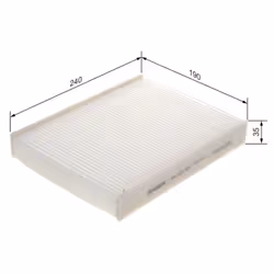 Filtro cabina BOSCH 1 987 432 087 - Vista aggiuntiva 4