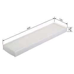 Filtro cabina BOSCH 1 987 432 296 - Vista aggiuntiva 7