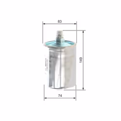 Filtro carburante BOSCH 0 986 AF8 092 - Vista aggiuntiva 5