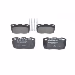 Set di pastiglie freno BOSCH 0 986 494 291, posteriore - Vista aggiuntiva 5