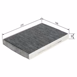 Filtro cabina BOSCH 1 987 432 311 - Vista aggiuntiva 5