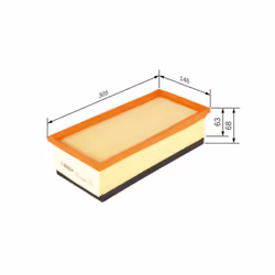 Filtro aria BOSCH F 026 400 121 - Vista aggiuntiva 6