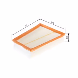Filtro aria BOSCH F 026 400 138 - Vista aggiuntiva 5