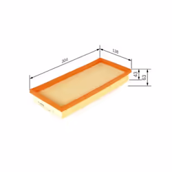 Filtro aria BOSCH F 026 400 140 - Vista aggiuntiva 7
