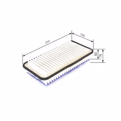 Filtro aria BOSCH F 026 400 143 - Vista aggiuntiva 7