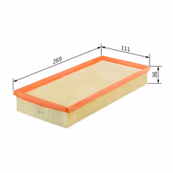 Filtro aria BOSCH F 026 400 144 - Vista aggiuntiva 5