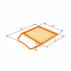 Filtro aria BOSCH F 026 400 148 - Vista aggiuntiva 6