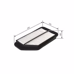 Filtro aria BOSCH F 026 400 160 - Vista aggiuntiva 6