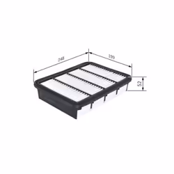 Filtro aria BOSCH F 026 400 165 - Vista aggiuntiva 6