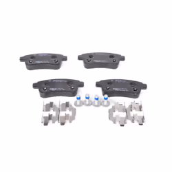 Set di pastiglie freno BOSCH 0 986 494 384, posteriore - Vista aggiuntiva 8