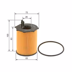 Filtro olio BOSCH F 026 407 082 - Vista aggiuntiva 5