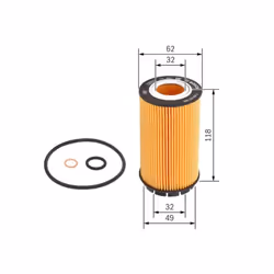 Filtro olio BOSCH F 026 407 069 - Vista aggiuntiva 4