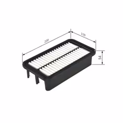 Filtro aria BOSCH F 026 400 169 - Vista aggiuntiva 6