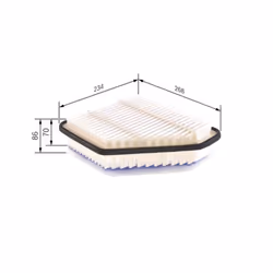 Filtro aria BOSCH F 026 400 171 - Vista aggiuntiva 6