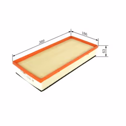 Filtro aria BOSCH F 026 400 182 - Vista aggiuntiva 6