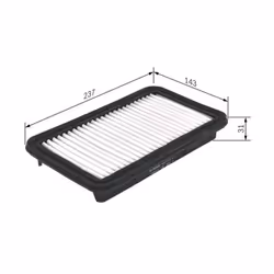 Filtro aria BOSCH F 026 400 191 - Vista aggiuntiva 5
