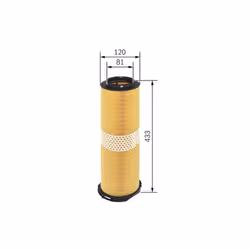 Filtro aria BOSCH F 026 400 205 - Vista aggiuntiva 6