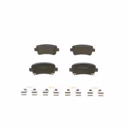 Set di pastiglie freno BOSCH 0 986 424 124, posteriore - Vista aggiuntiva 4