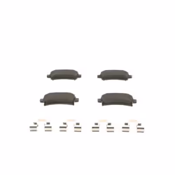Set di pastiglie freno BOSCH 0 986 424 124, posteriore - Vista aggiuntiva 7