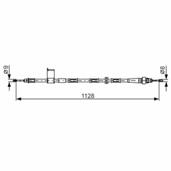Indice: 1 987 482 363. Lunghezza [mm]: 1128. Numero del Produttore: 1 987 482 363. Produttore: BOSCH.