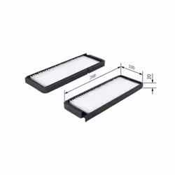 Filtro cabina BOSCH 1 987 431 176 - Vista aggiuntiva 6