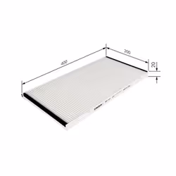 Filtro cabina BOSCH 1 987 431 212 - Vista aggiuntiva 5