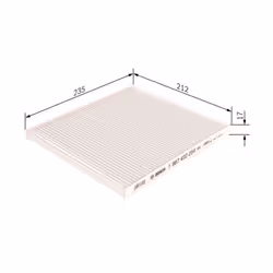 Filtro cabina BOSCH 1 987 432 254 - Vista aggiuntiva 6